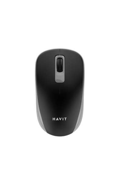 Havit Mouse wireless (MS626GT) - 2.4GHz, 1200 DPI, Baterie AA - Negru/Gri, ut...