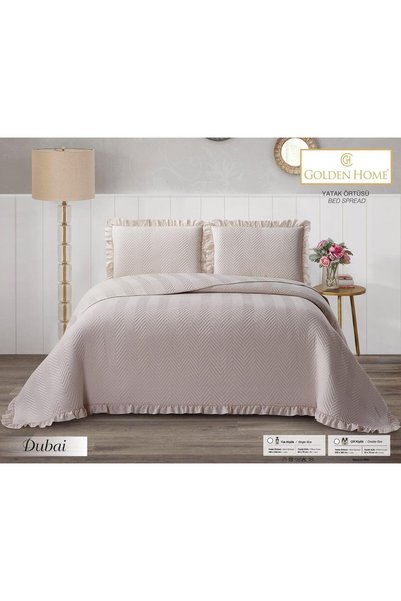 GOLDEN HOME Dubai Çift Kişilik Yatak Örtüsü Seti