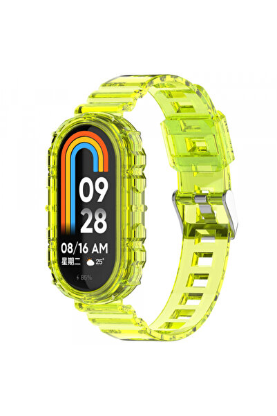 Techsuit Curea W017 pentru Xiaomi Smart Band 8, Galben