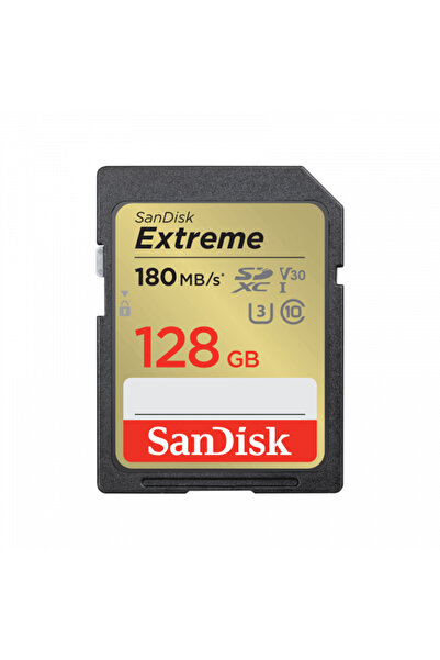 SanDisk Card Memorie SDXC Extreme, 128Gb, Clasa 10/ UHS-1 U3 SDSDXVA-128G-GNCIN