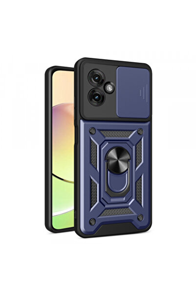 Techsuit Case for Motorola Moto G55, Techsuit, CamShield, Blue