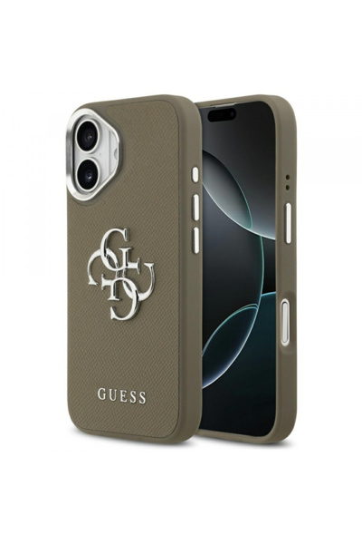 Stef's Cat Θήκη για Apple iPhone 17, Guess, 4G με υφή και μεγάλο κλασικό λογό...
