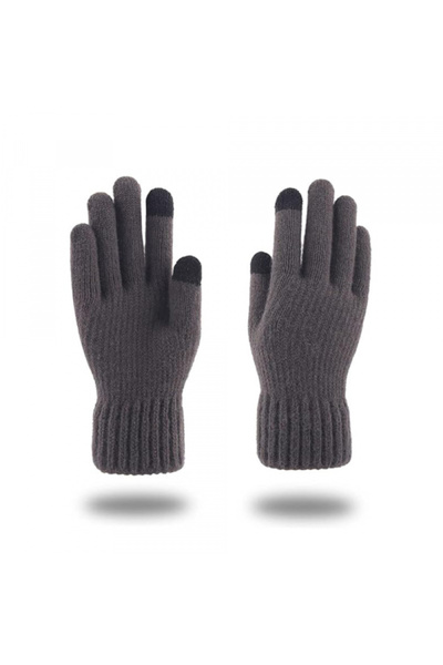 Techsuit Manusi De Iarna Tactile Unisex ST0012, Marime 22cm, Gri