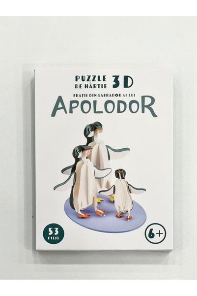 Editura Arthur Puzzle 3D din hârtie: Frații din Labrador ai lui APOLODOR (53 ...