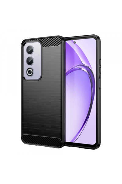 Stef's Cat Husa pentru Oppo A80, Stef's Cat, Carbon, Neagra