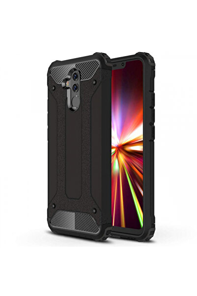 Stef's Cat Θήκη για Huawei Mate 20 Lite, Γάτα του Στεφ, Υβριδική Θωράκιση, Μαύρο