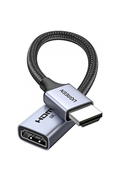 Ugreen Adaptor video HD165, HDMI - HDMI, 8K, Gri