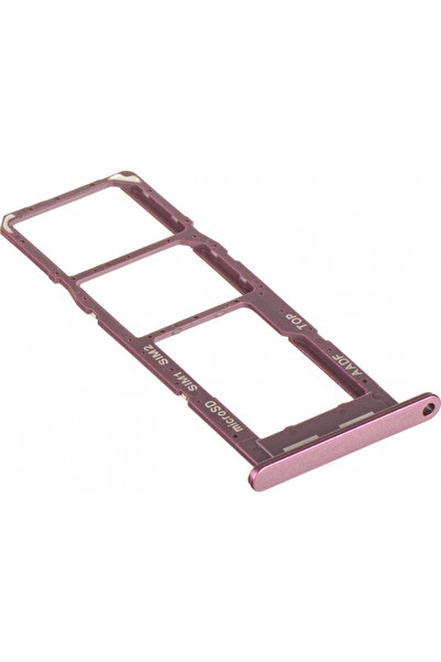 Aftermarket Suport cartelă SIM - Samsung Galaxy A14 A145, Dual SIM, Visiniu