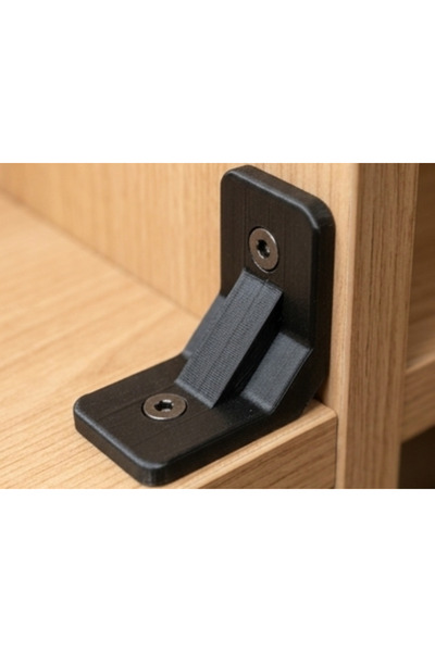 DU&ER 🧱 6’lı Köşe Braket (Floating Shelf Angle Bracket Set) – Duvar Rafı Des...