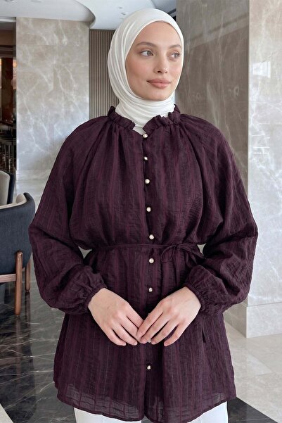 Salih Çelebi Πουκάμισο με λεπτομέρειες Birit Y0122 - ΔΥΟΜΕΝΟ