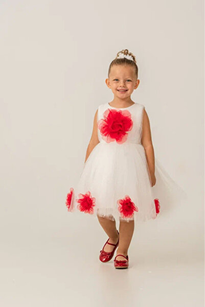 Eray Kids Girl's Special Occasion Dress Fluffy Tulle Birthday Wedding Evening...