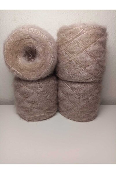 kartopya Pudra Pembe Rengi Moher Örgü İpi 4x100gr