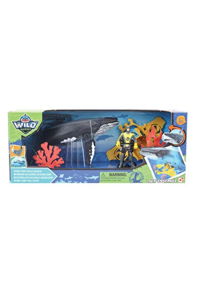 Wild Quest Set de joaca scafandru si balena,