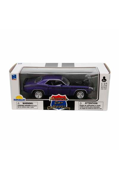New Ray Masina metalica, New Ray, Plymouth Cuda 1970, 1:32