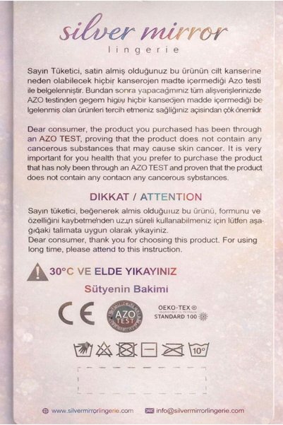 SİLVER MİRROR Set sutien cu dantela