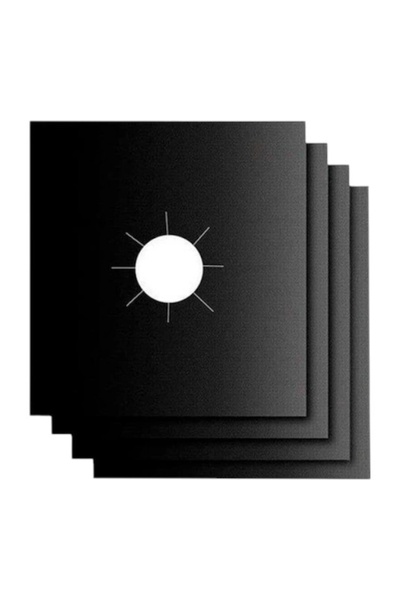 E-ANAMAG Σετ 4 αφαιρούμενων προστατευτικών μεμβρανών για εστίες αερίου, εύκολ...