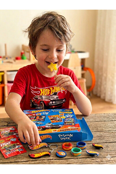 ENHA TİCARET Hotwheels Patlayan Şekerli, Lollipoplu, Süpriz Hediye Paketi
