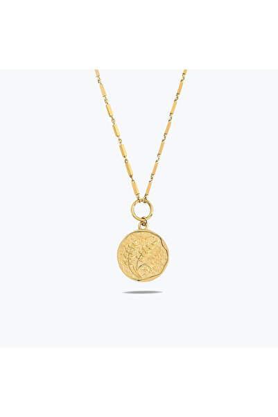 Goldium Jewellery Goldium Vintage Başak Damga Kolye