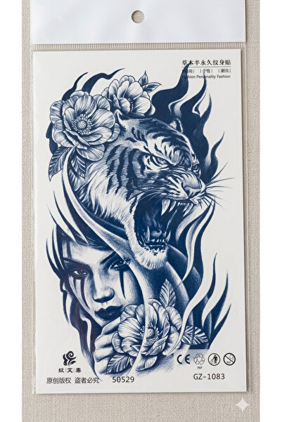 Rasa 1 Ay Kalıcı Geçici Dövme (24 Saatte Oturan Akıllı Tattoo)