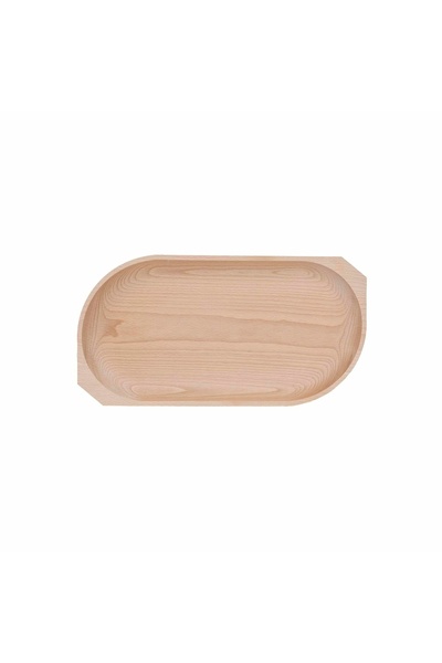 FOXMAG24 Beech wood tray with one compartment, 44x23x2.5 cm, for serving