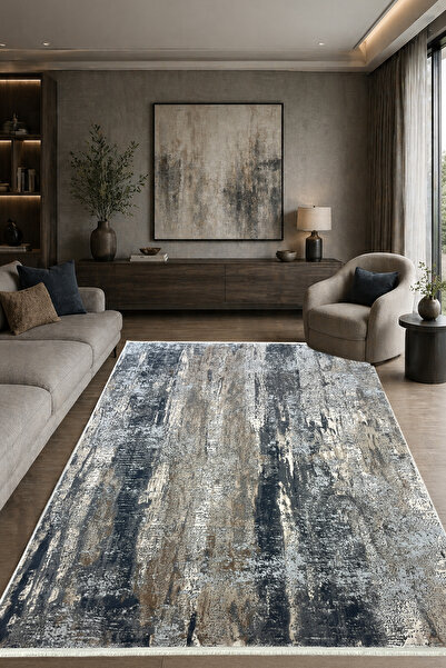 ünalcarpet 4m2 ve 6m2 Ebatlarında Antialerjik Modern Kalın Yumuşak Dokulu Sal...