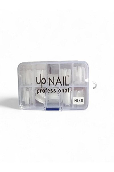 UP NAIL PROFESSIONAL Tek Numaralı Tips 8 Numara Avantajlı 5'li Paket (5 Kutu)