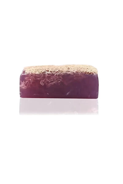 Mestore Natural Pumpkin Fiber Lavender Soap