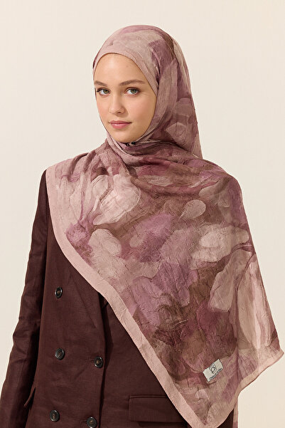 cs camellia scarf Nars Kraş Şal - Gül