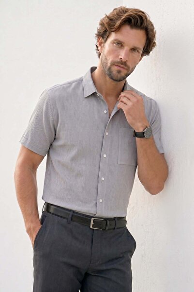 Tudors Ανδρικό πουκάμισο Relax Fit Comfortable Cut, 100% βαμβακερό ύφασμα Boh...