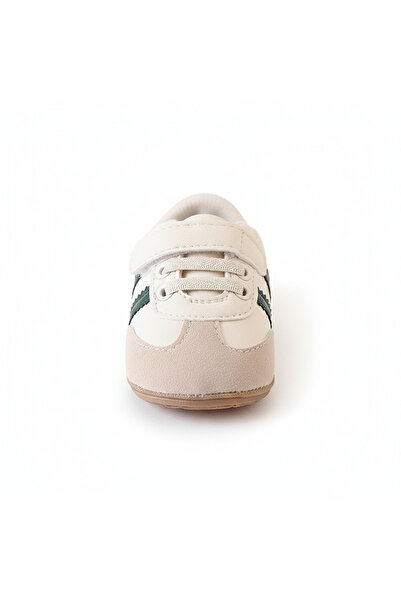 Bambimici - Baby Classic Stripe Sneakers-Green,Grey,Black - 0M to 18M