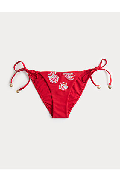 Marks & Spencer İşlemeli Bağlama Detaylı Bikini Altı