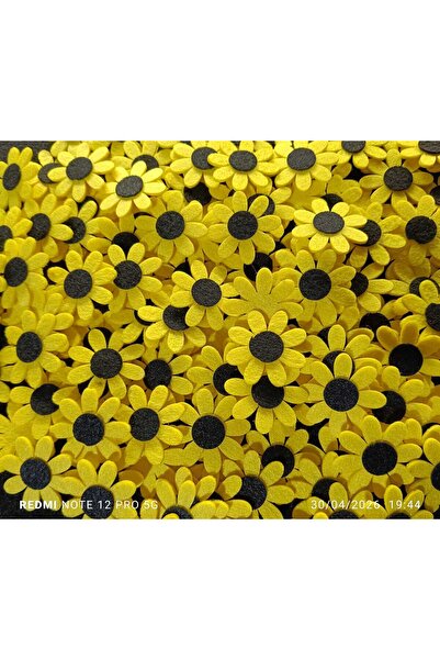 Forester Toys Keçeden Sadece SARI PAPATYA 50 Adet 5x5 cm
