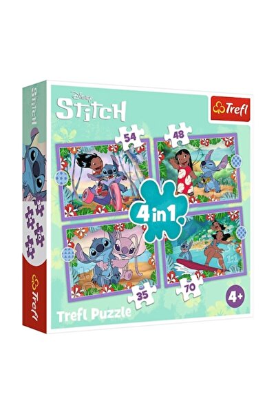 OEM Puzzle Lilo & Stitch 4 în 1 - Trefl
