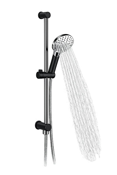 Valtemo ART CHROME BLACK SÜRGÜLÜ DUŞ SETİ