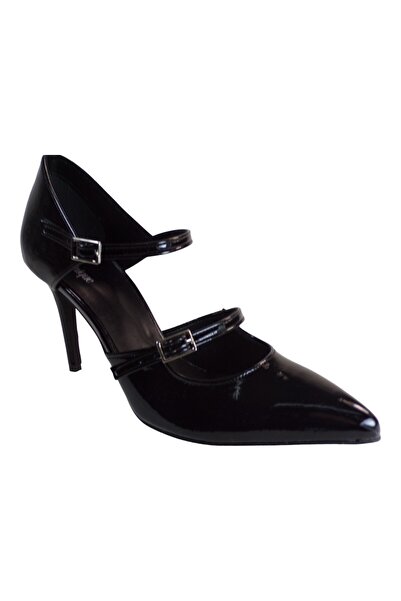 Dominique Shoes Γυναικεία Παπούτσια Γόβες 81351 Μαύρο Λουστρίνι