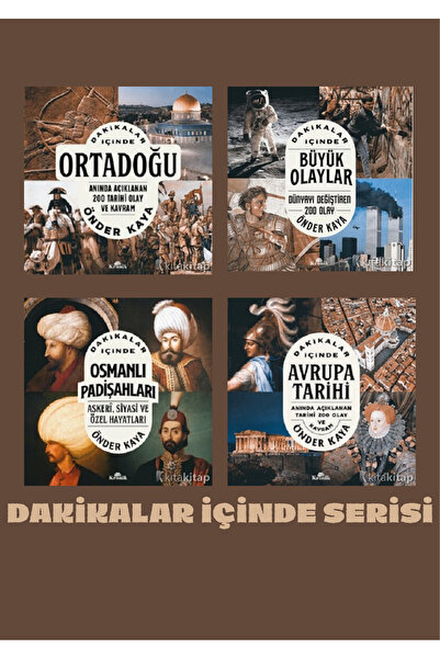 Kronik Kitap DAKİKALAR İÇİNDE SERİSİ 4 KİTAP BÜYÜK OLAYLAR-ORTADOĞU-OSMANLI P...