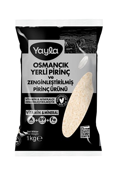 Yayla Türkiye'de Bir İlk! Osmancık Yerli Pirinç Vitaminli & Mineralli 1 kg