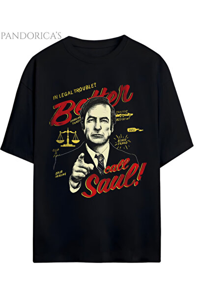 Grafftee Clothing Better Call Saul Tasarımı Saul Goodman Baskılı Yazılı Unise...