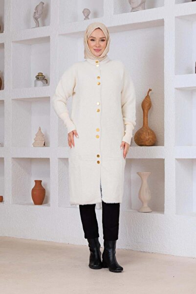Esma Gündoğdu Angora Cap Ecru