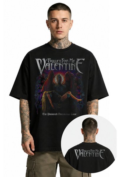 Fuddy Moda Unisex majica sa širokim izdvojkom "Bullet For My Valentine The Po...