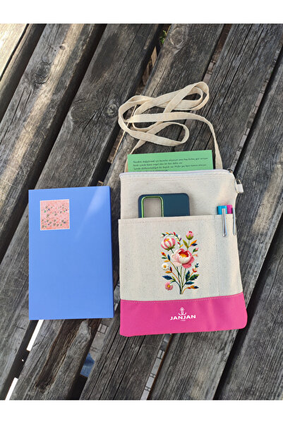 JANJAN Book Bag,Book Cover,Book Bag with Strap,Tablet Bag,Ebook Bag 24X20Cm,B...
