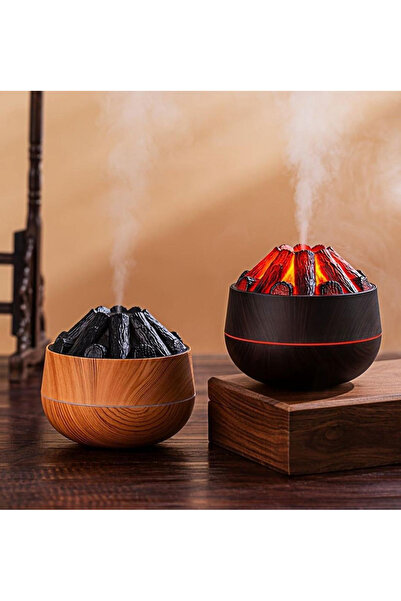 Sensoria Volkan Buhar Makinesi Aroma Difizörü Buhardanlık Hava Nemlendirici Led Işıklı Humidifier