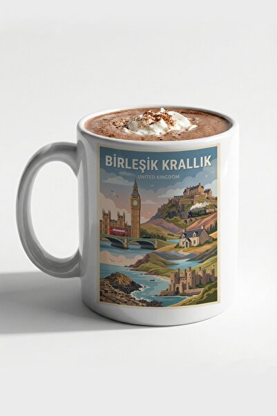 Kirbi Reklam الإمارات العربية المتحدة - هدية كوب بورسلين مطبوع عليه شعار مدين...