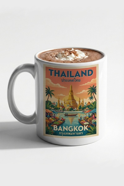 Kirbi Reklam Thailand - Tayland Şehir Kişiye Özel Çift Taraflı Baskılı Porsel...