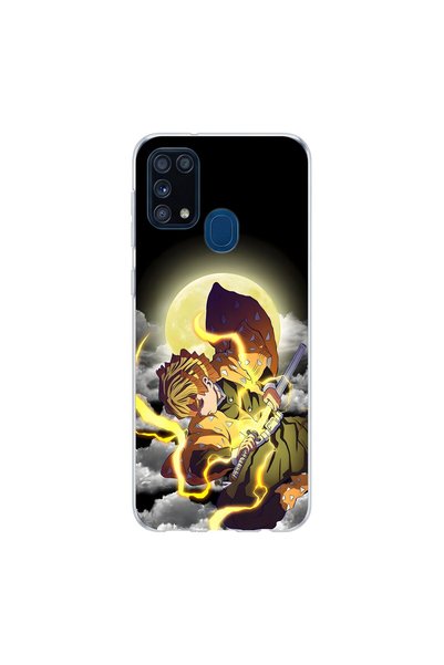 PPKin Samsung Galaxy M31 Compatible Anime 4/2 Design Transparent Case
