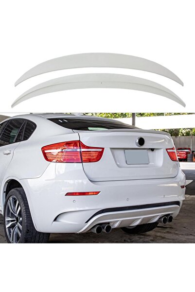 HYM TUNİNG BMW X6 E71 Spoyler, Bagaj Üstü Spoiler Boyasız 2008 2015 Uyum, HAM...