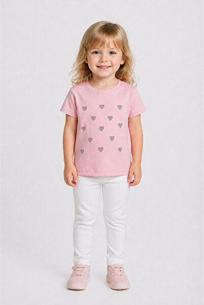Yale Kids 3-8 Years Old Girls' T-Shirt 95% Cotton