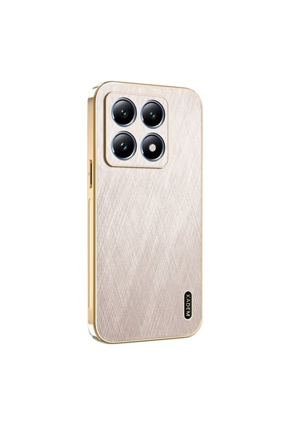 Kadem Silk Texture Σκληρή Θήκη Gold (Xiaomi 15T 5G)