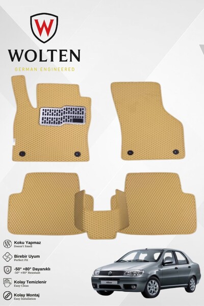 w wolten german engineered ALBEA-FİAT-(2006-2013) İÇİN EVA İÇ PASPAS TAKIMI (...