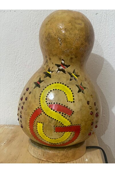 Tunca Gs su kabağı el emeği masa lambası